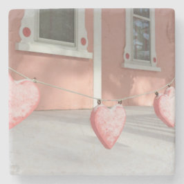 Gingerbröd Hearts in Snö - Martha's Vineyard Stenunderlägg