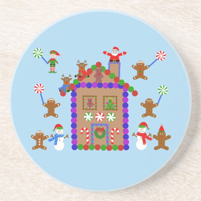 Gingerbröd House #2 Underlägg (Framsidan)