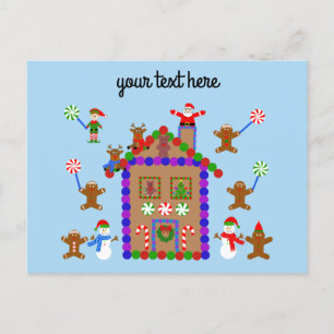 Gingerbröd House #2 vykort