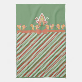 Gingerbröd House and Pepparkaksgubbes Kitchen Towe Kökshandduk