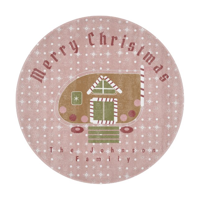 Gingerbröd House Camper Family Namn (Framsidan)