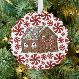 Gingerbröd House Candy Ugly jul Sweater