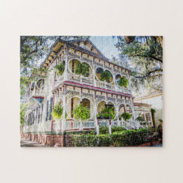 Gingerbröd House Charming Savannah Photo Puzzle Pussel