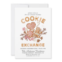 Gingerbröd House Cookie Exchange jul Party