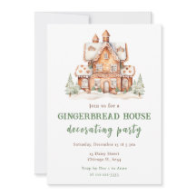 Gingerbröd House Decororto jul Party