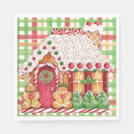 Gingerbröd House Gingerbröd Family Napkin Pappersservett