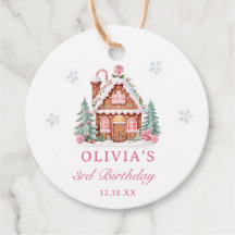Gingerbröd House Girl 1st Birthday Party