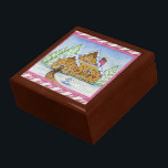 Gingerbröd House Jewelry Gift Box Minnesask<br><div class="desc">Designen kommer från originalteckningen.</div>