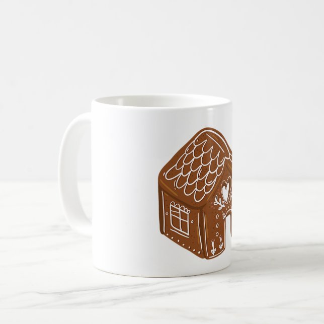 Gingerbröd House Kaffemugg (Framsida vänster)