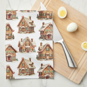 Gingerbröd House Kökshandduk