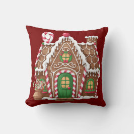 Gingerbröd House Kudde