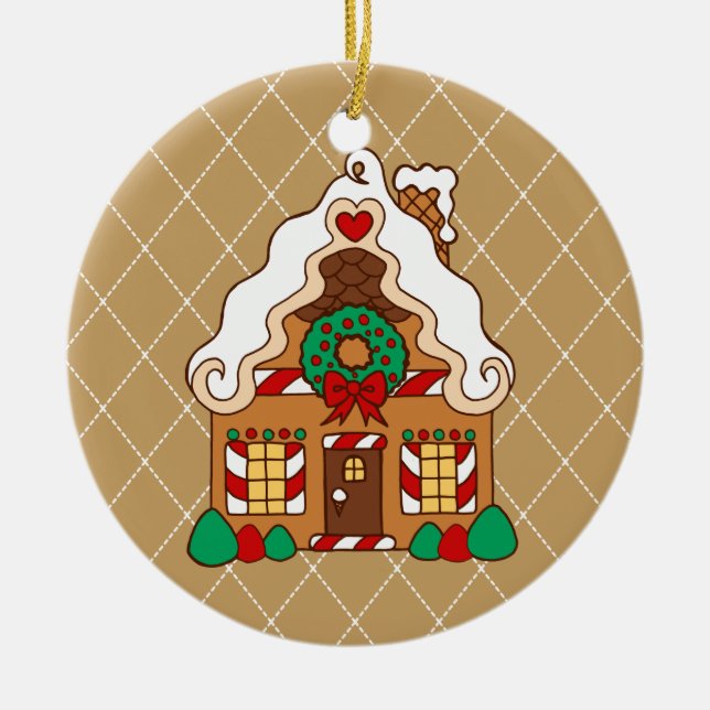 Gingerbröd House Ornament (Framsidan)