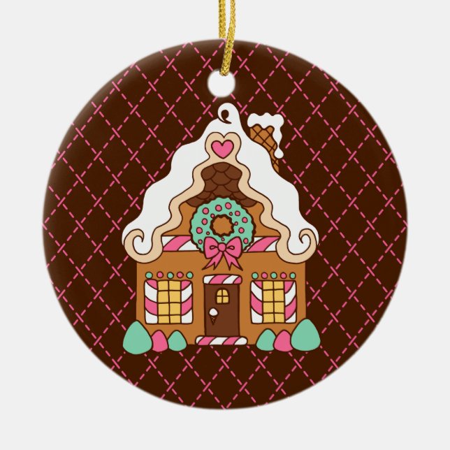 Gingerbröd House Ornament (Framsidan)