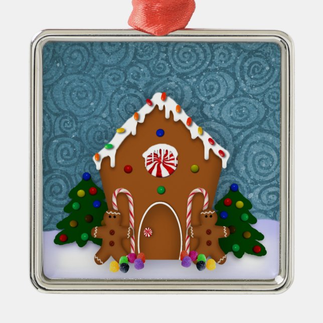Gingerbröd House Ornament (Framsidan)