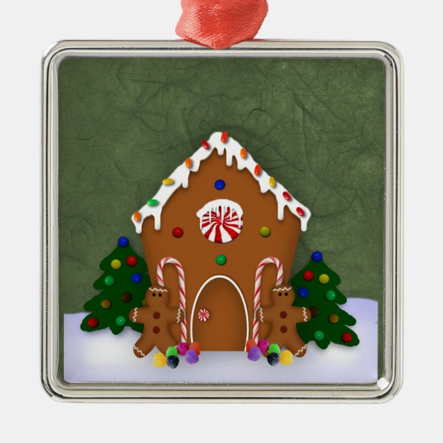 Gingerbröd House Ornament (Framsidan)