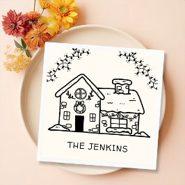 Gingerbröd House Party Pappersservett