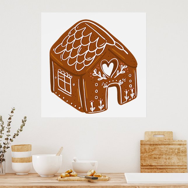 Gingerbröd House Poster (Skapare uppladdad)