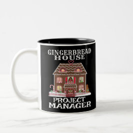 Gingerbröd House Project Manager-Baker Två-Tonad Mugg