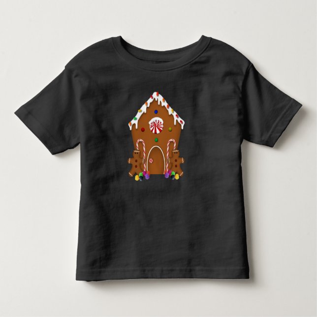 Gingerbröd House Shirt T Shirt (Framsida)