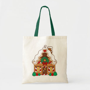 Gingerbröd House Tote Bag Tygkasse