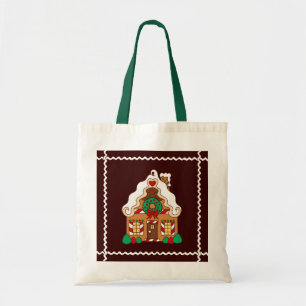 Gingerbröd House Tote Bag Tygkasse