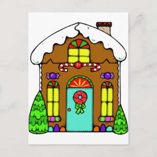 Gingerbröd House Vykort