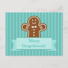 Gingerbröd Hugs Helg Vykort