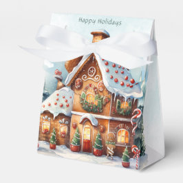 Gingerbröd Hus Jul Helgdag Gift Box Presentaskar