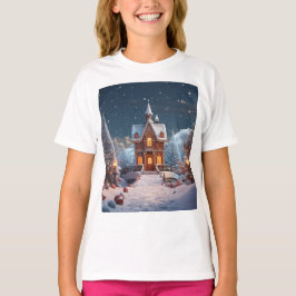 Gingerbröd Hus jul T Shirt