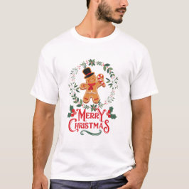 Gingerbröd jul t shirt