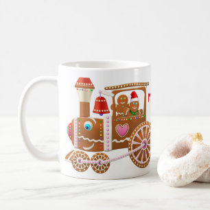 Gingerbröd jul Tåg Kaffemugg