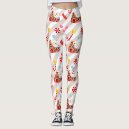 Gingerbröd - julbalar leggings