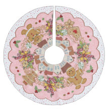 Gingerbröd Julens Rosa Treeskirt