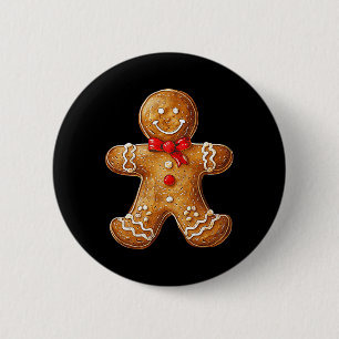 Gingerbröd julgrafik X mas-familjens Gingerb Knapp