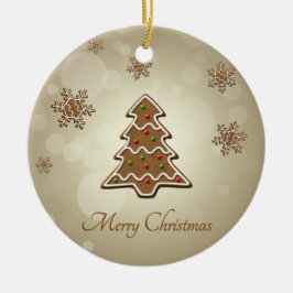 Gingerbröd Julgran Julgransprydnad Keramik