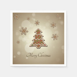 Gingerbröd Julgran Pappersservett