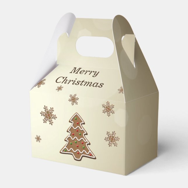 Gingerbröd Julgran Presentaskar (Framsidan Sidan)