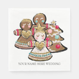 Gingerbröd - julkaka pappersservett