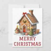 Gingerbröd - julkort