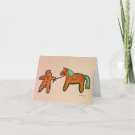 Gingerbröd - julkort helgkort