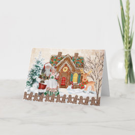 Gingerbröd - julkort helgkort