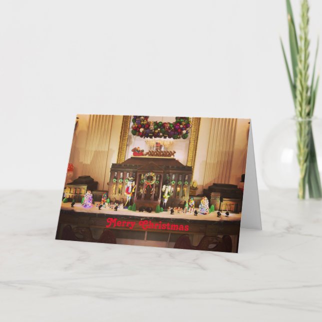 Gingerbröd - julkort helgkort (Framsida)