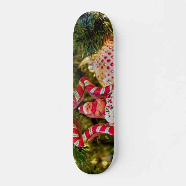 Gingerbröd Julprydnad Mini Skateboard Bräda 18,5 Cm (Framsida)