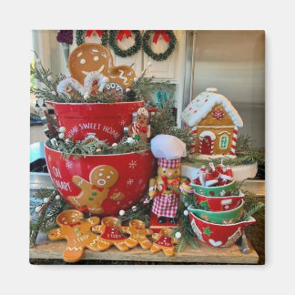 Gingerbröd Kitchen Magnet