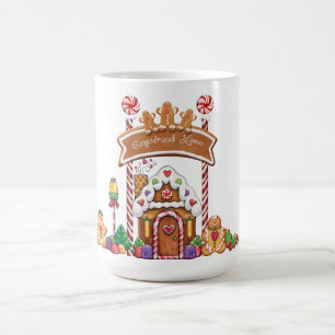 Gingerbröd Lane Pepparkaksgubbe Kaffe Mugg
