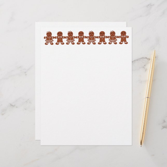 Gingerbröd Letterhuvud (Fram/Back In Situ)