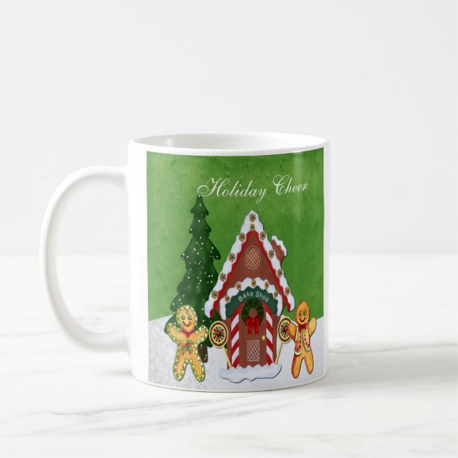 Gingerbröd Människor och House Kaffemugg (Vänster)