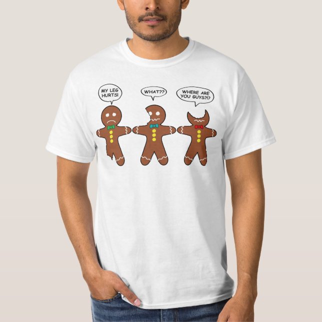 Gingerbröd Min bläckfisk Ontr Humor T Shirt (Framsida)