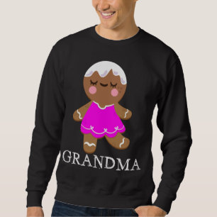 Gingerbröd Morma jul Matching Pajamas Fam Lång Ärmad Tröja