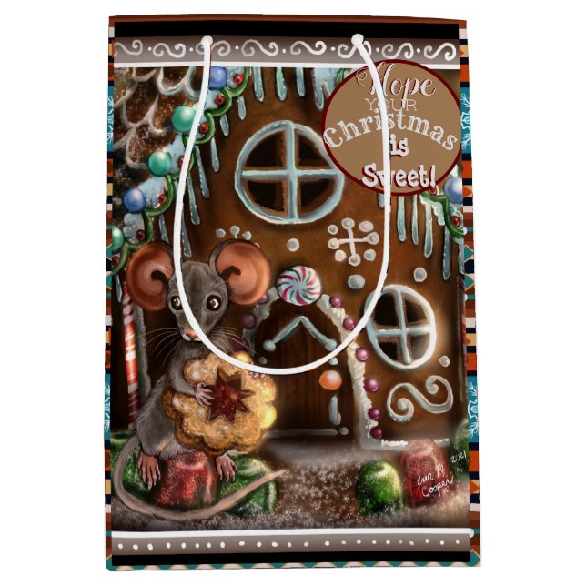Gingerbröd Mouse Söt jul (Framsidan)